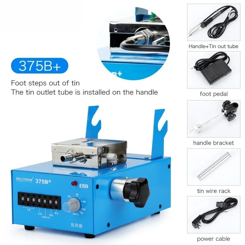 Industrial Grade Digital Solder Tin Feeding Welding Table 375C Soldering