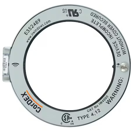 Cordex Iw4000 Round Infrared Window, 4 In., 100Mm Dia.