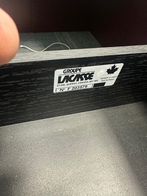 Left Hand U Shape in Mahogany Laminate Finish by Lacasse Groupe