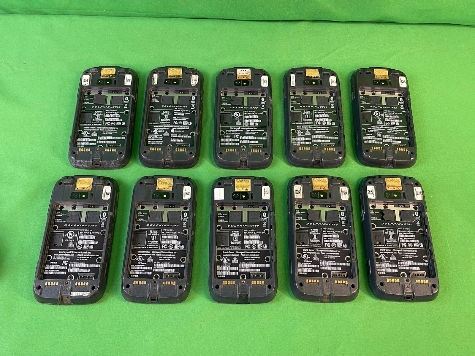 For Parts | (Lot of 10) Honeywell Dolphin CT60 CT60-L1N-ASC210F Mobile Scanners
