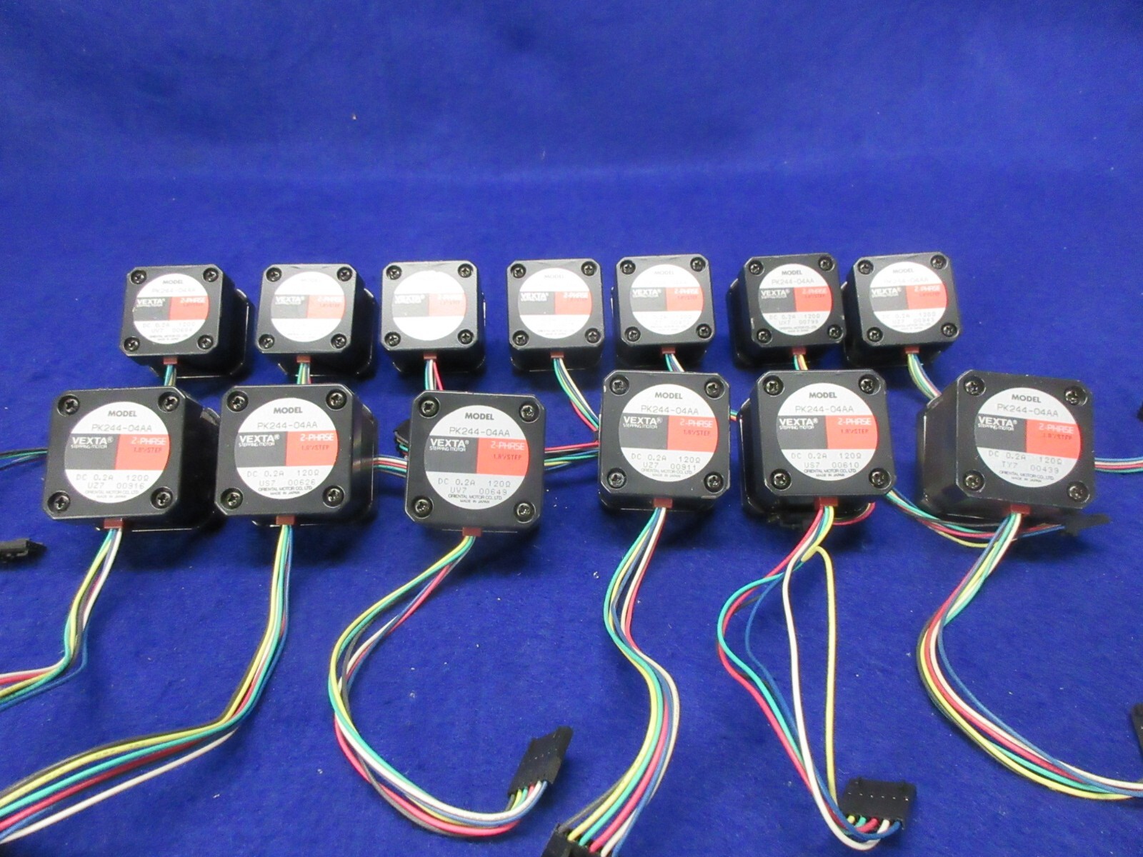 Oriental Motor Vexta PK244-04AA Stepper Motor, 2-phase, 1.8 degree, 6 wire, 0.2A