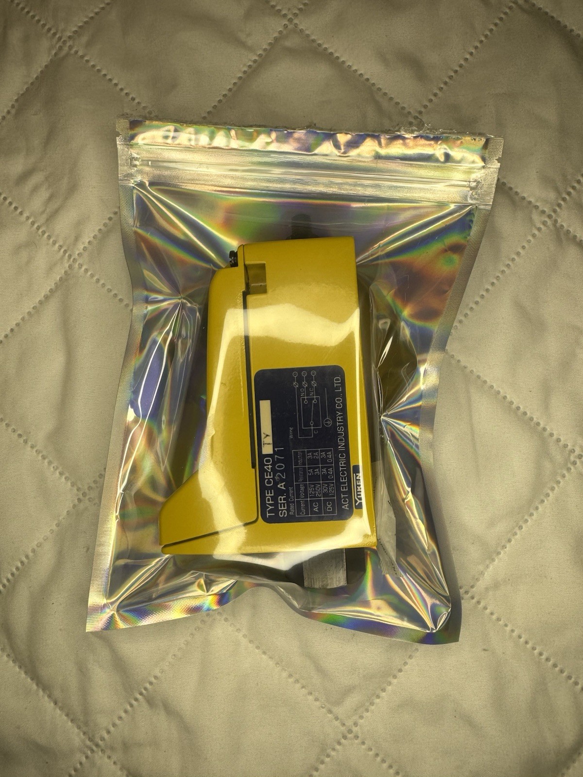 ACT CE40 pressure switch Yuken Sealed Ac