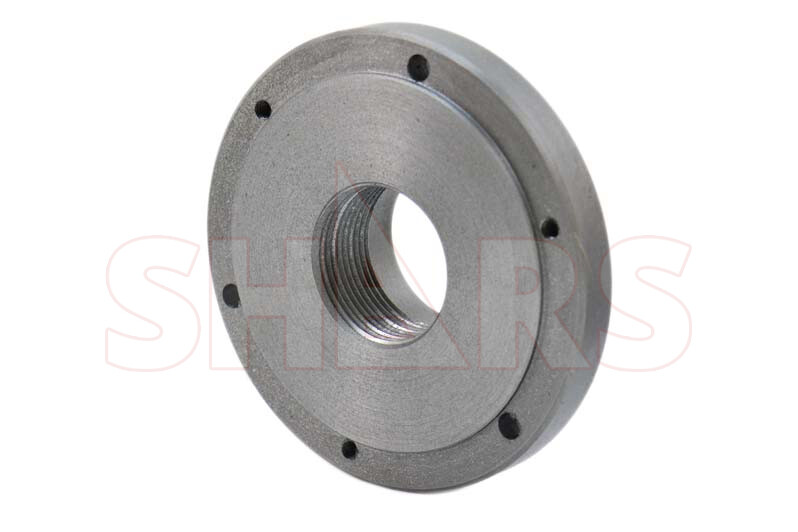 6″ Fully Machined Threaded Back Plate 2-1/4-8 For 3 or 4 Jaw Self Center Chuck #
