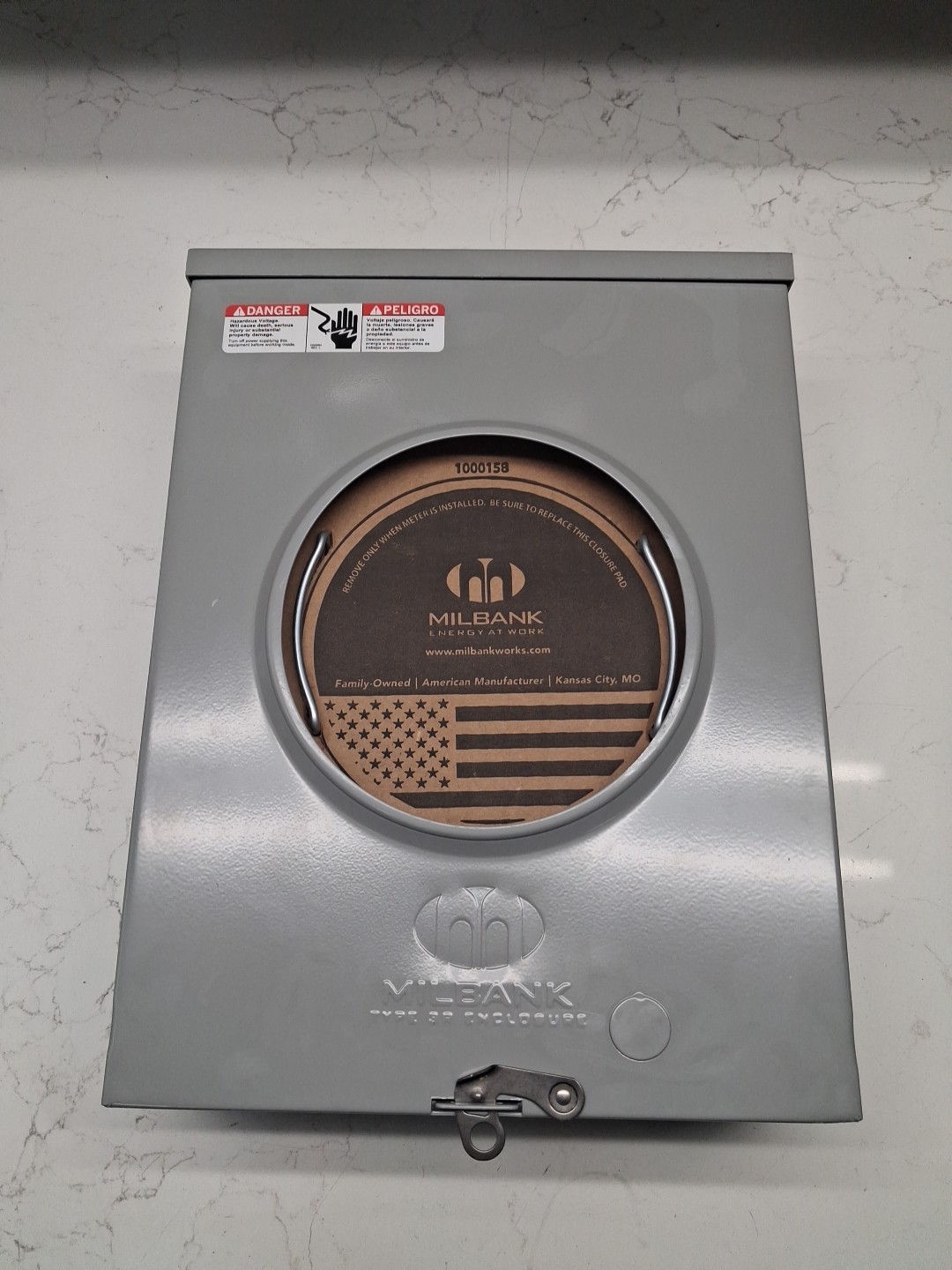 MILBANK U7040-RL-TG-KK-BLG METER CAN 200 AMP