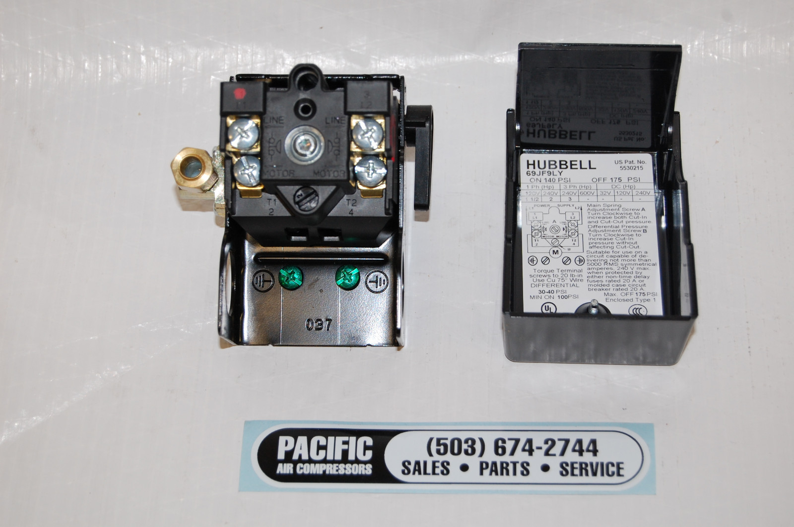 INGERSOLL RAND COMPATIBLE PART # 56288764 PRESSURE SWITCH NEMA 1, VHP40RM