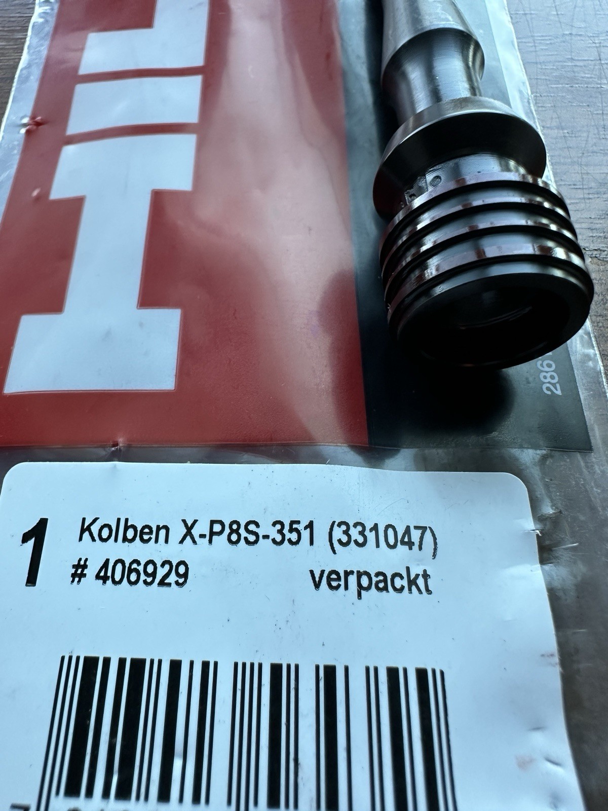 HILTI DX351 PISTON Standard Size – HILTI # 2092077 – NEW With Packaging