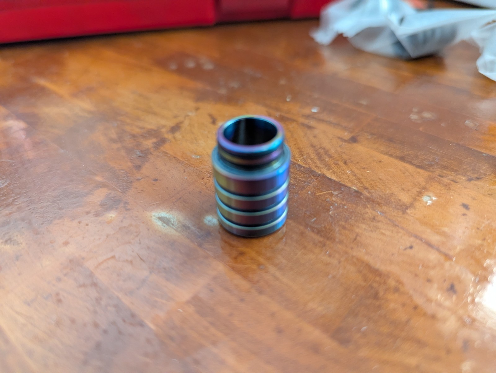 U.S SELLER_ 1pc 810 NEO CHROME – DRIP TIP BILLET MACHINED NOZZLE – Hobby Use