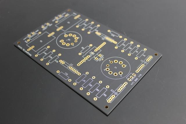 tube 12AX7 12AU7 preamp pre-amplifer golden plated pcb