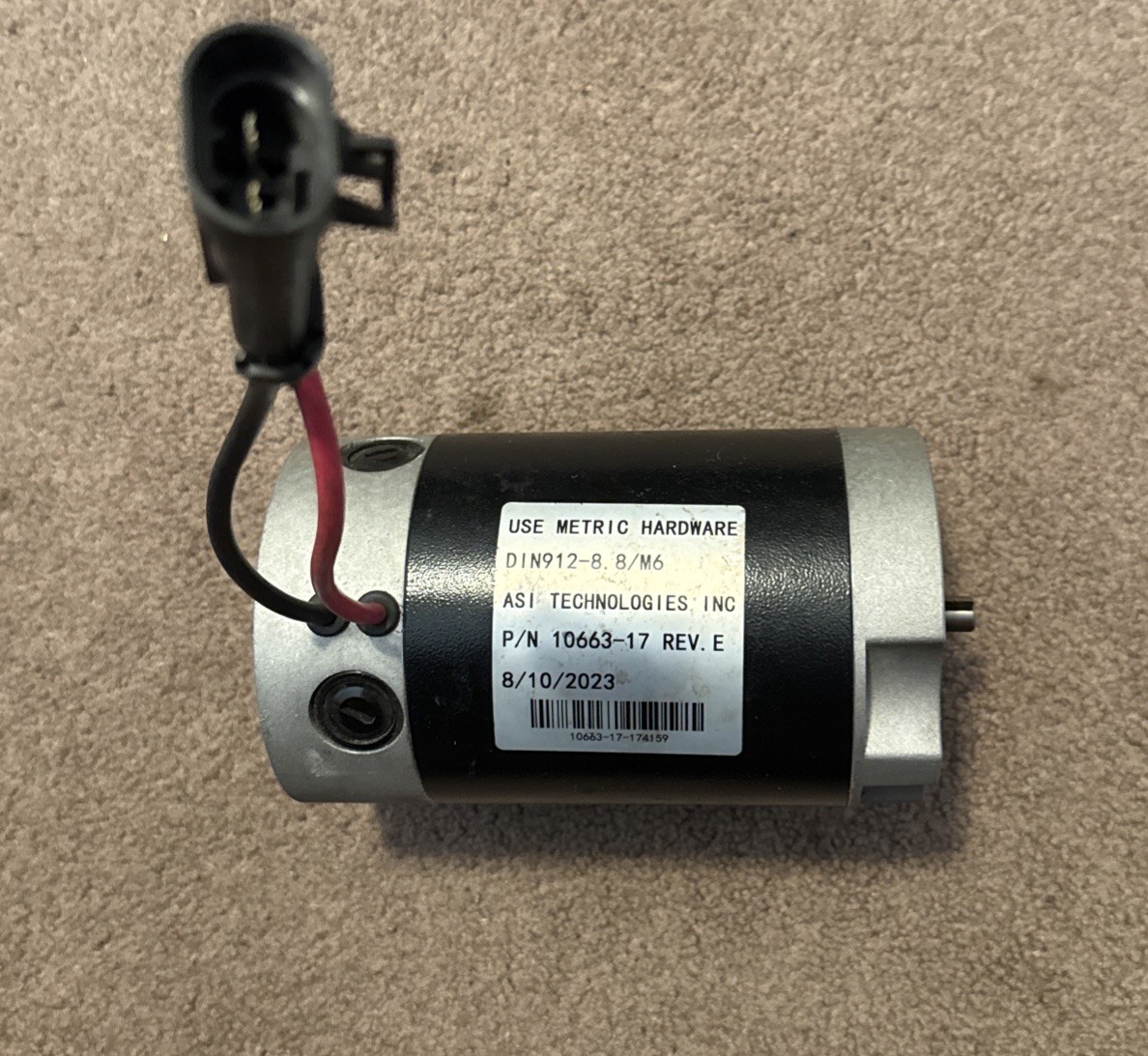 ASI TECHNOLOGIES INC. P/N 10663-17 REV. e