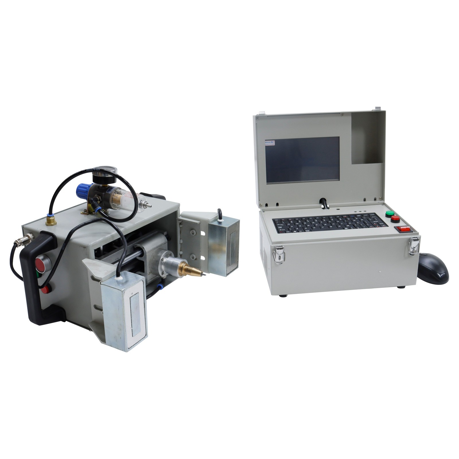 110V300W Metal Marking Engraving Machine5.1×1.9in Markingsize Pneumatic Engraver