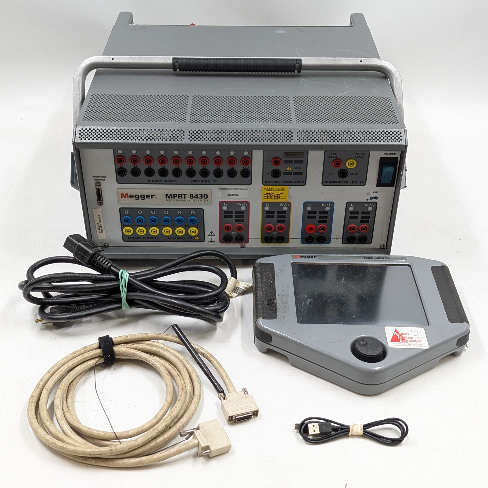 Megger MPRT 8430 Protective Relay Test System (MPRT8430) Gray *Untested*