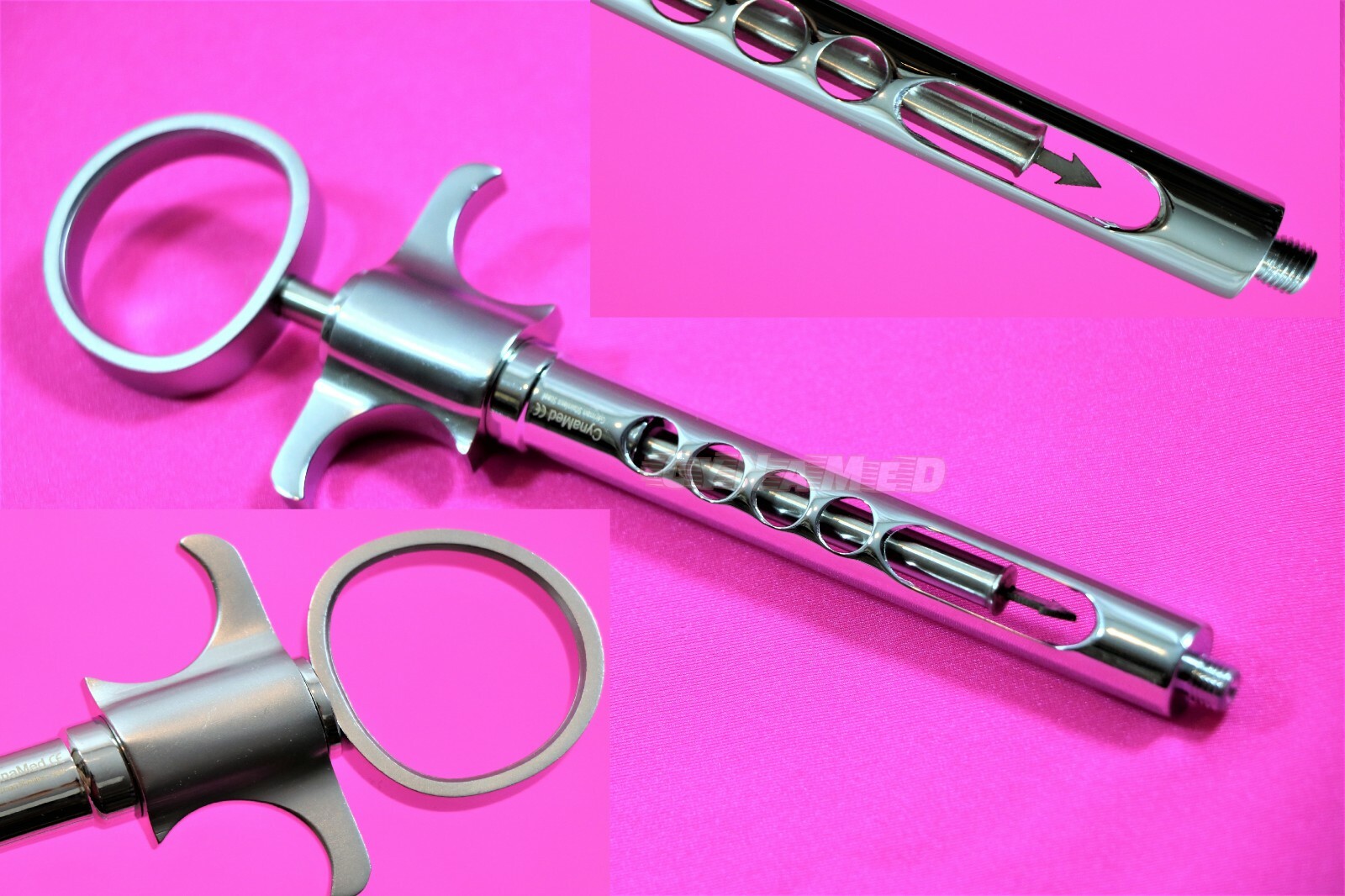 2 HEAVY DUTY GERMAN Dental Syringes Anesthetic Self-Aspirating 1.8ml-DENTAL INST