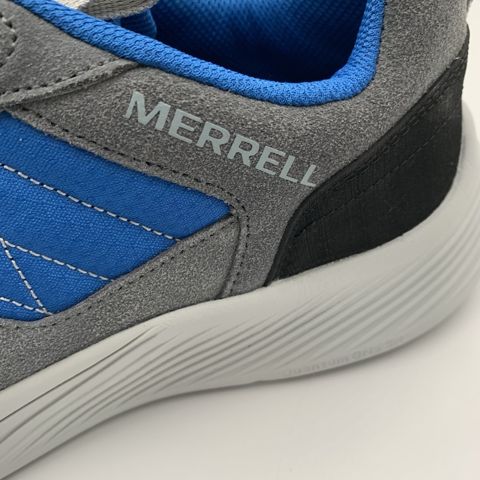 Merrell Mens Work Alpine CF Blue/Gray Shoes Safety Toe Slip Resistant Sz 12M NEW