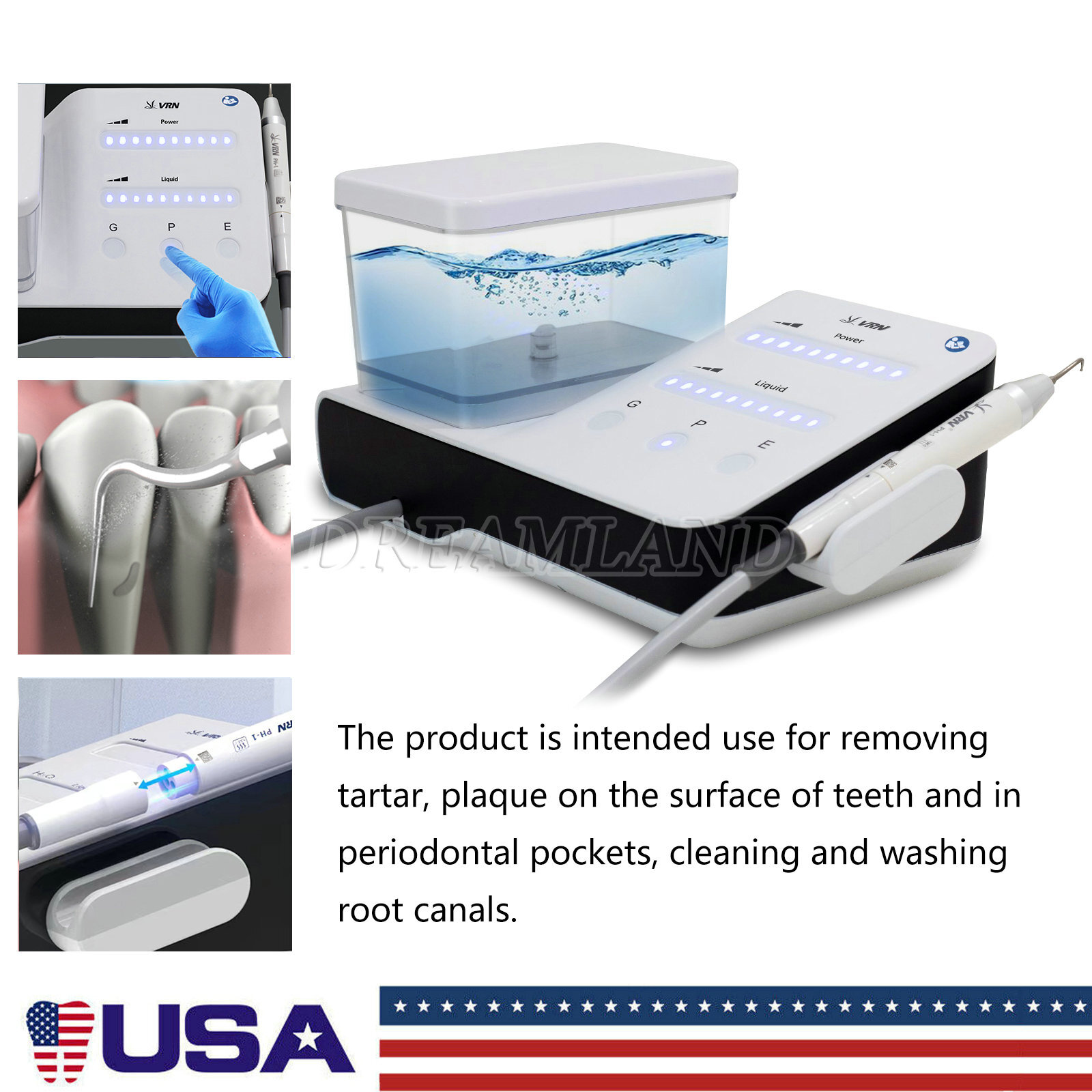 Ultrasonic Dental Scaler + Accessories