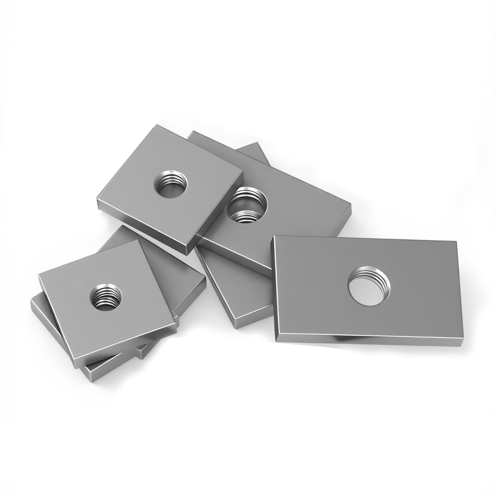 M3 M4 M5 M6 M8 M10 M12 A2 Stainless Steel Square/Rectangle Nuts Thin Type DIN562