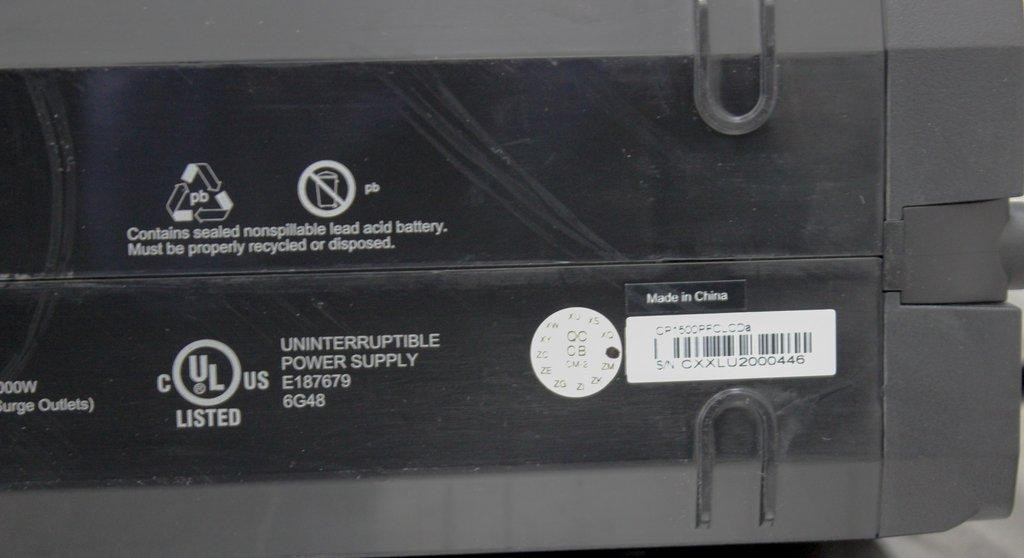 CyberPower CP1500PFCLCDa Battery Backup 120V 50/60Hz IT Equipment (3377836)