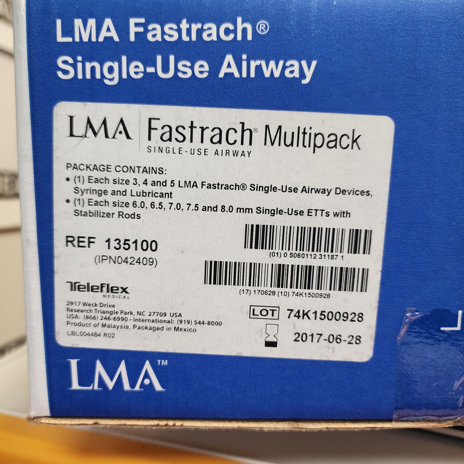 Teleflex LMA Fastrach Multipack 135100