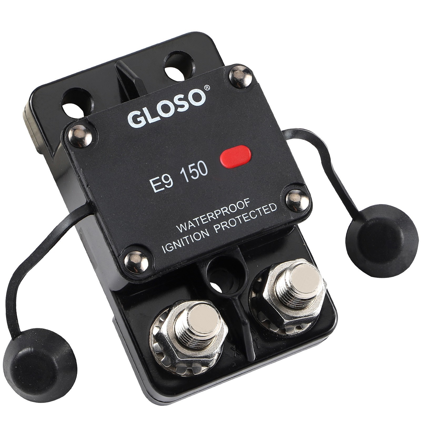 GLOSO E9-LED Thermal Circuit Breaker w/LED indicator, Auto or Manual Reset