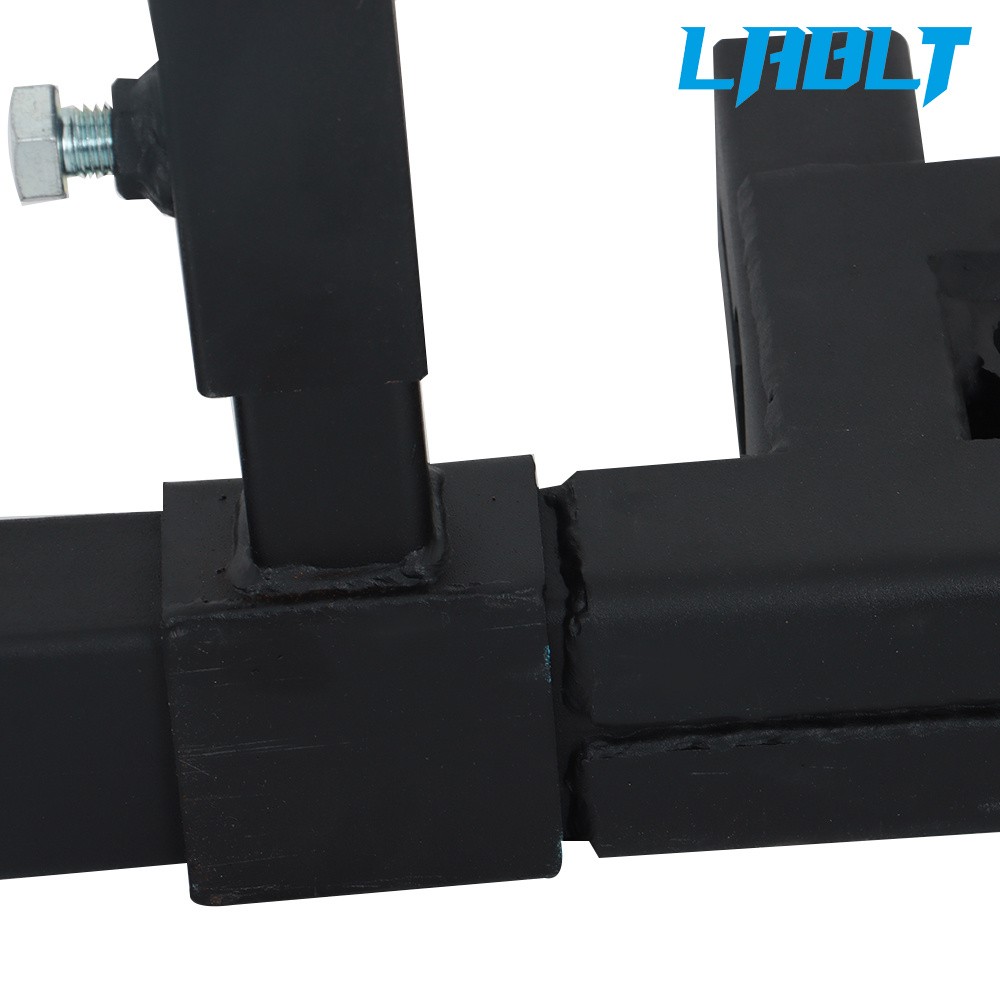 LABLT 60″ Clamp On Pallet Forks Tractor Bucket With Adjustable Stabilizer Bar