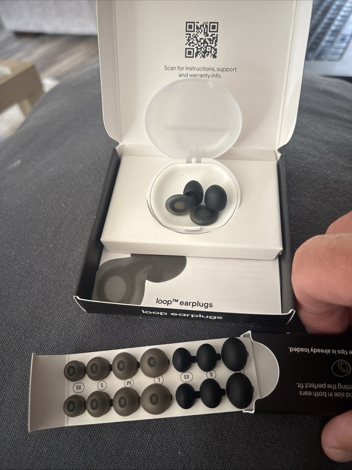 Loop Dream Silicone/Memory Foam Earplugs for Sleep Comfort Comfortable Open Box