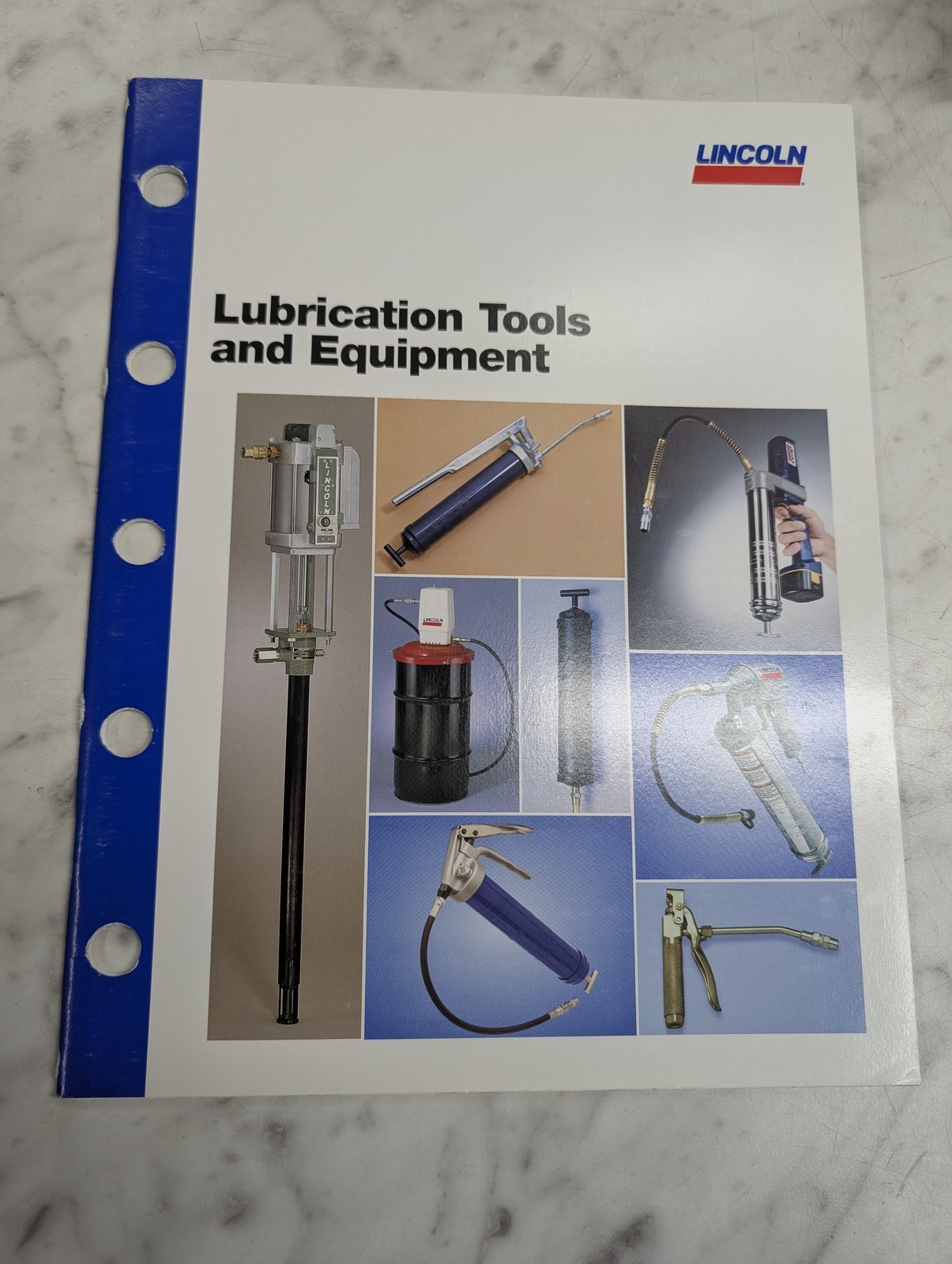 LINCOLN LUBRICATION TOOLS AND EQUIPMENT SALES LITERATURE CATALOG BROCHURE