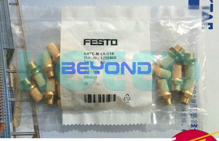 New 20pcs/bag FESTO Brass Metal Muffler AMTE-M-LH-G18 1205860