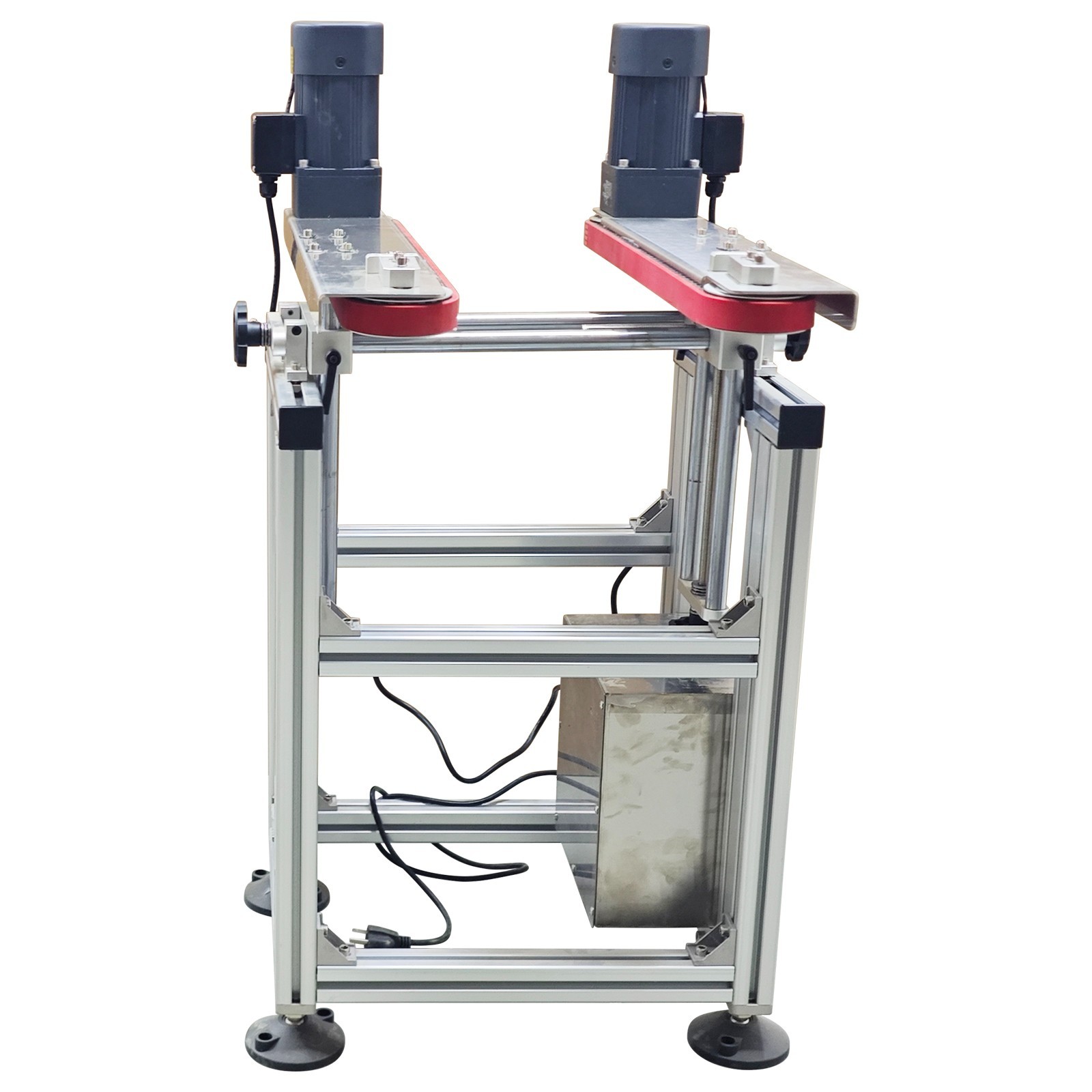 0.39″–6.69″Auto Bottle Clamping Conveying Machine Bottle Transport Conveyor 110V