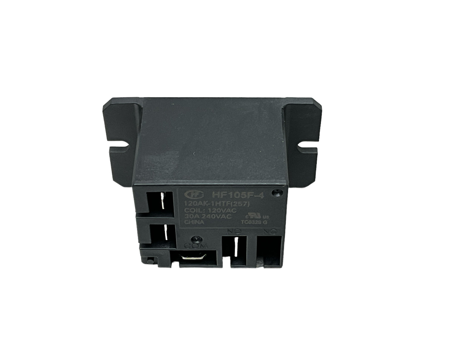 HONGFA HF105F-4 (257) HIGH POWER RELAY SPST 1FORMA 120VAC COIL, 30A, (2 PCS)
