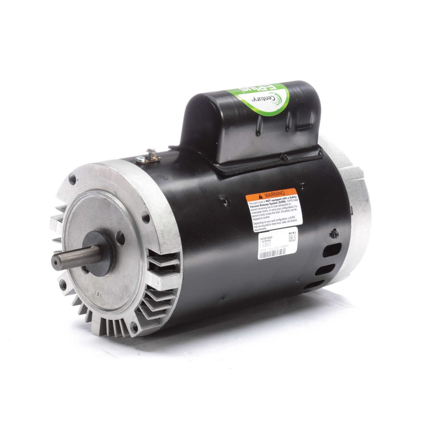Century B808 Electric Motor 2 HP 3600 Rpm 1PH 208-230 Volt 56C Frame