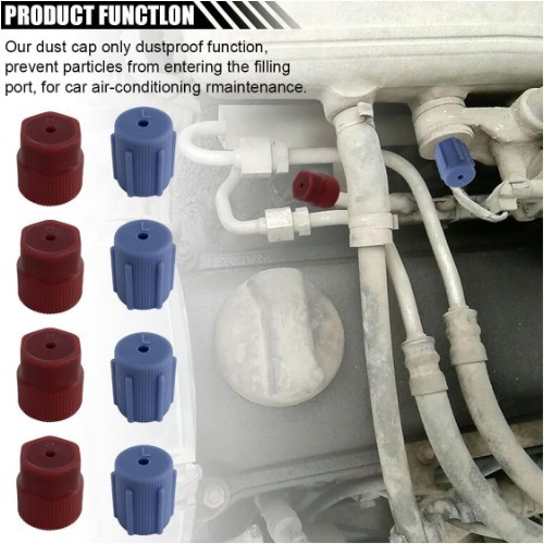 20PCS Air Conditioning Service Caps for AC System Charging Ports, Color: 20PCS