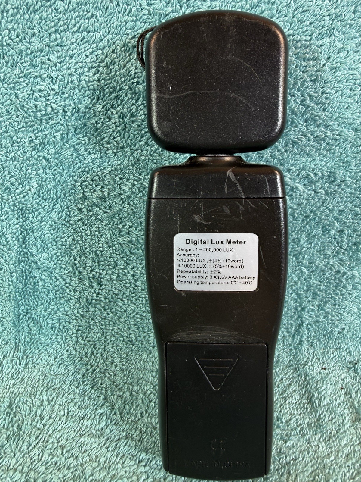 Smart Sensor AS803 Digital Lux Meter 1-200,000 LUX LCD Smart Sensor