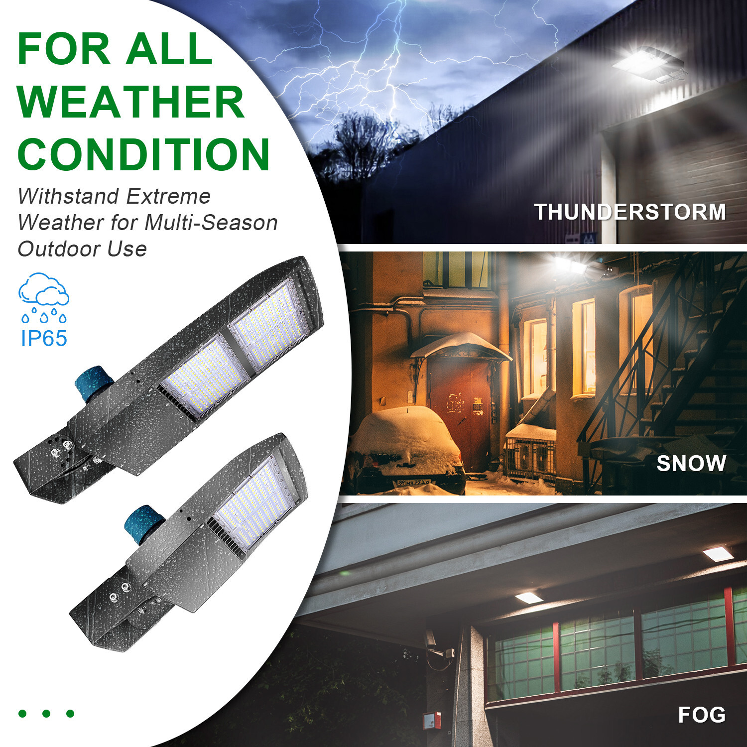 300W LED Shoebox Parking Lot light Fixture with Dusk to Dawn Photocell 5000K DLC