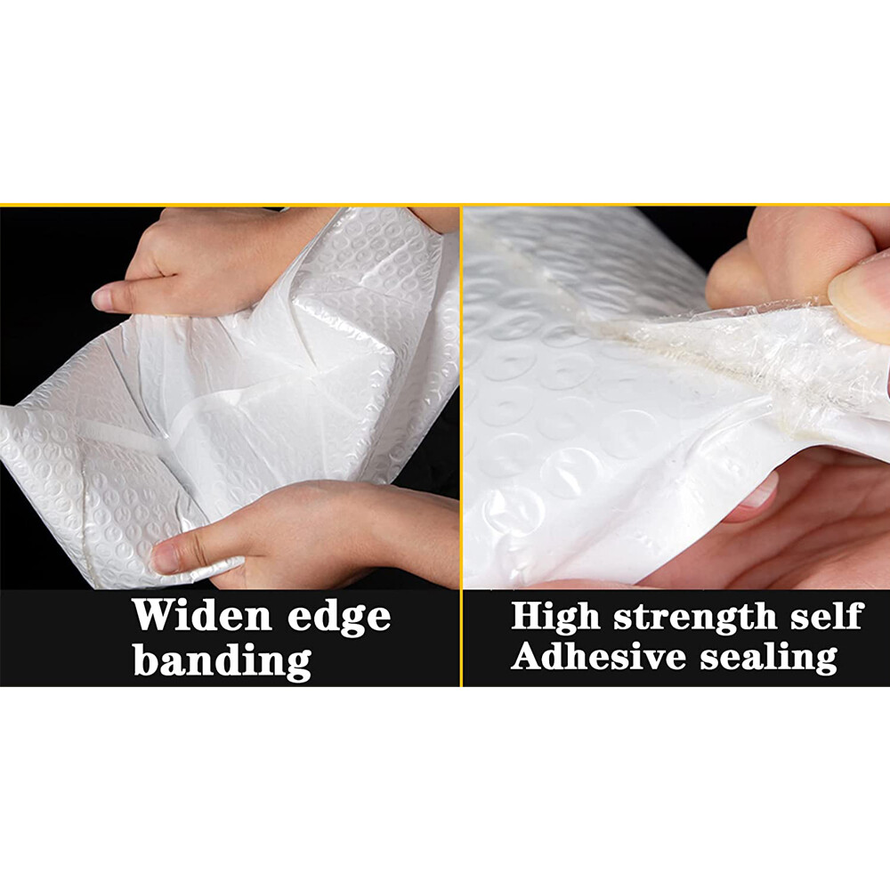 10/25/50pcs Poly Bubble Bags Mailers Envelopes Padded Packing Self Seal Shipping