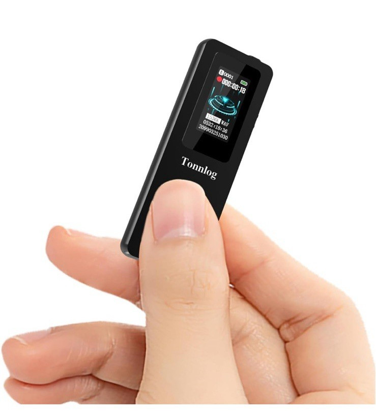 64GB Digital Voice Recorder, Tonnlog 1536Kbps Activated Recorder for Lectures