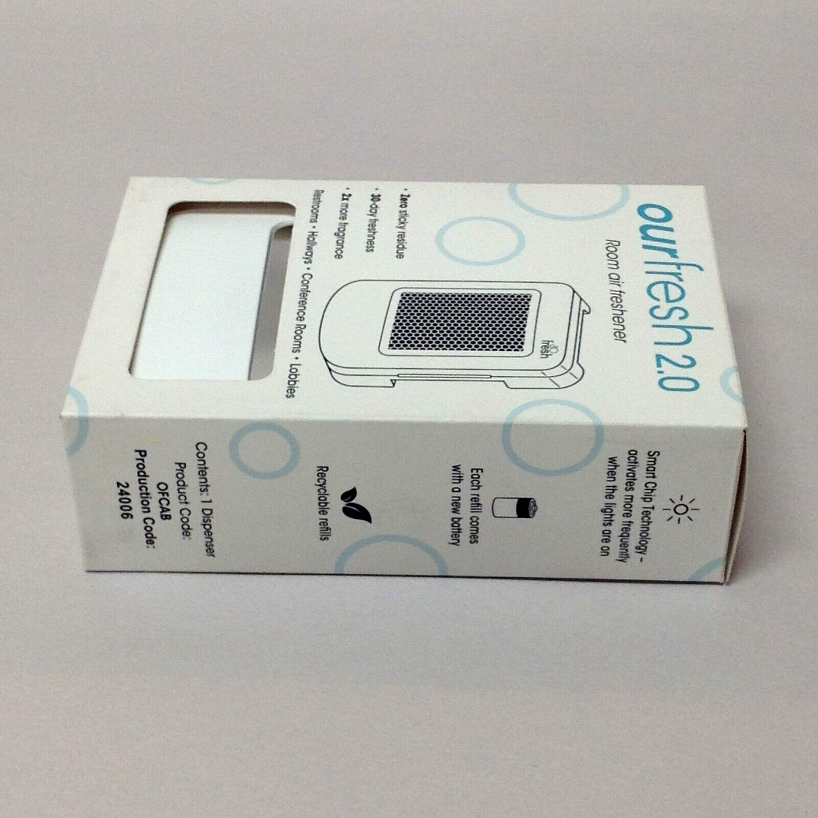 Fresh Products Ourfresh 2.0 Room Air Freshener Dispenser Only, WHITE OFCAB New