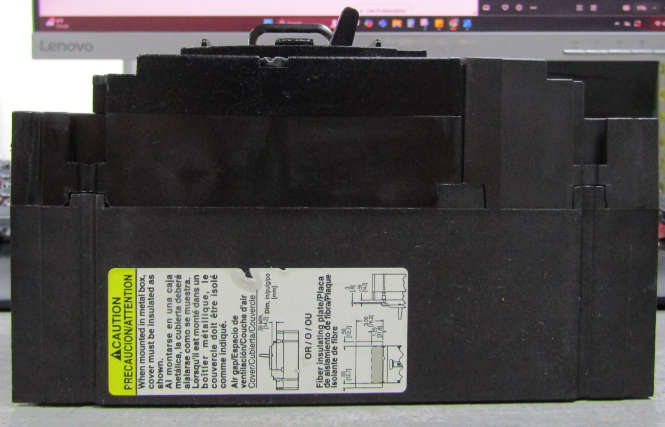😏 SQUARE D 15 AMP POWERPACT CIRCUIT BREAKER 3 POLE 600 VAC HDL36015