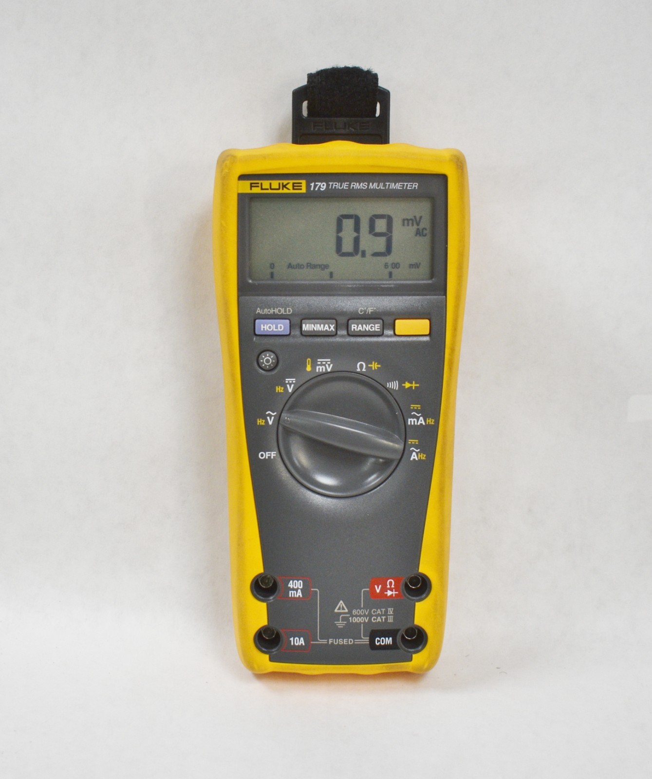 Fluke 179 True RMSDigital Multimeter Auto-Ranging Handheld W/ Cables & Case Used