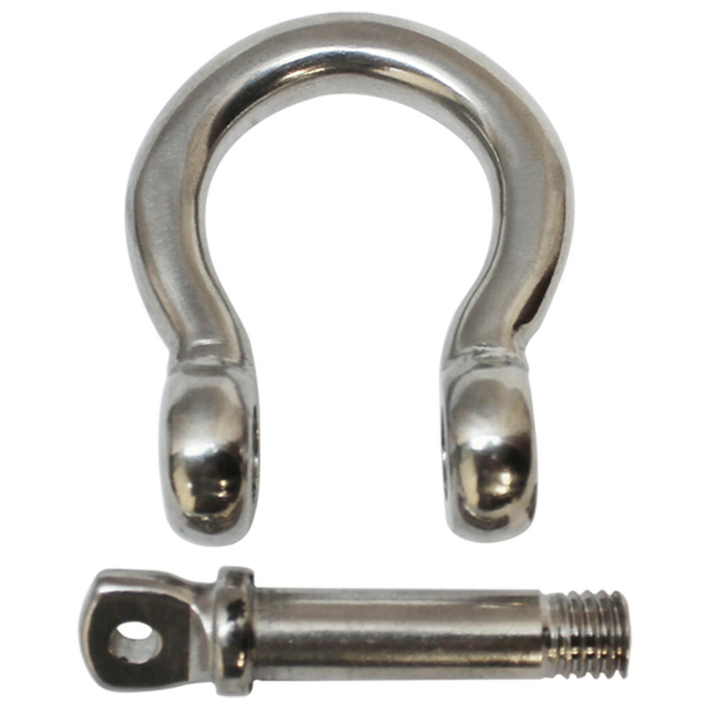 Set Of 12 Pieces Chain Rigging Bow Shackle 1/4 Inch Capacity 300 Pounds Anchor