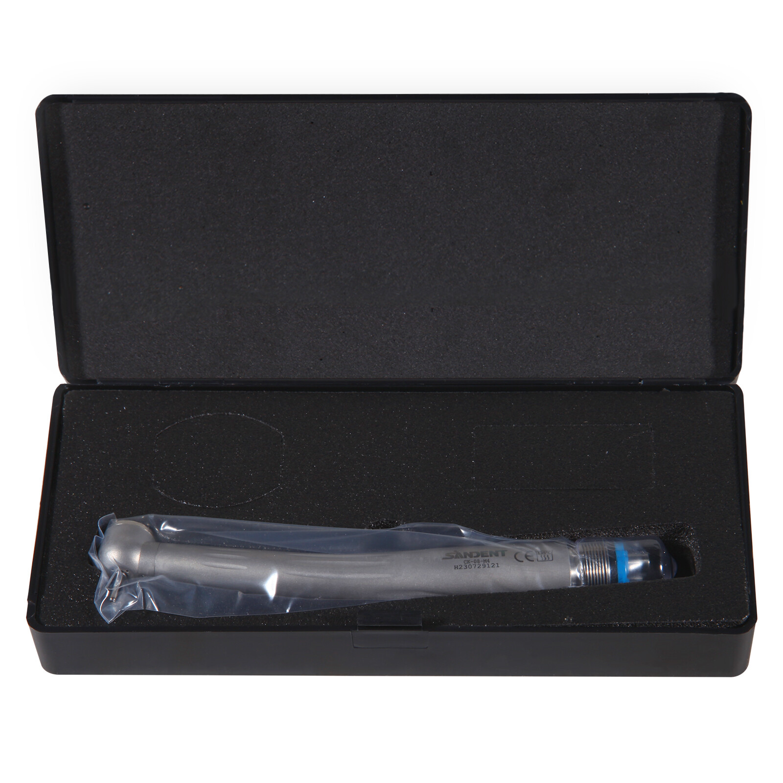Dental High Speed Handpiece Ceramic Rotor Push Button 4 Holes Single Way Spray