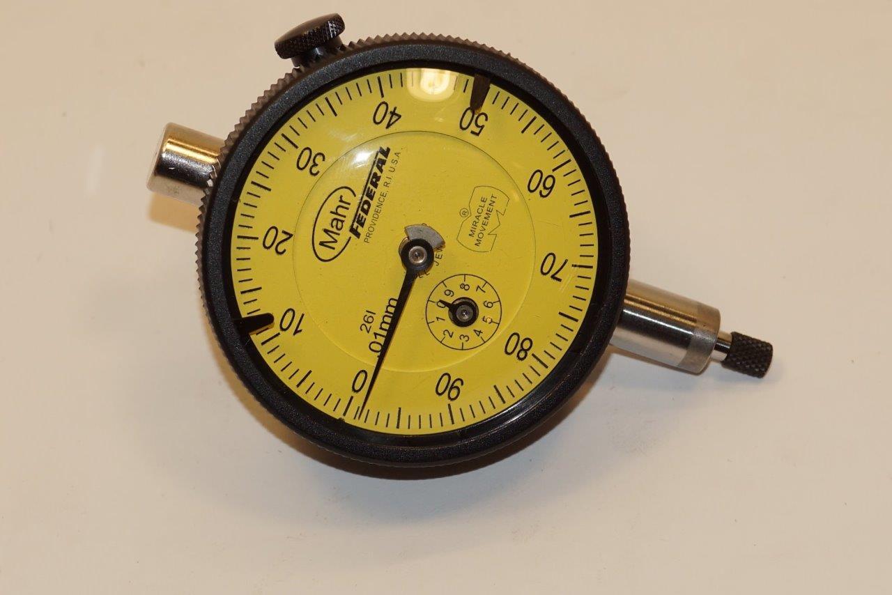 NEW Mahr Federal USA made 2.5mm Range Dial Indicator. 0.010mm GRADUATION $219