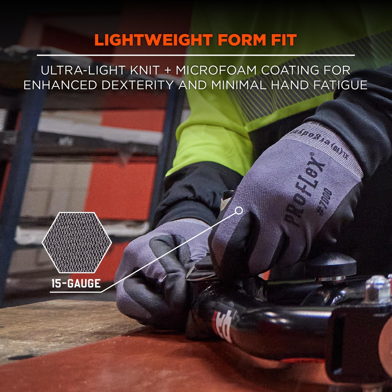 ProFlex 7000 Nitrile Coated Work Gloves, Foam Nitrile Palms for Flexible No S…