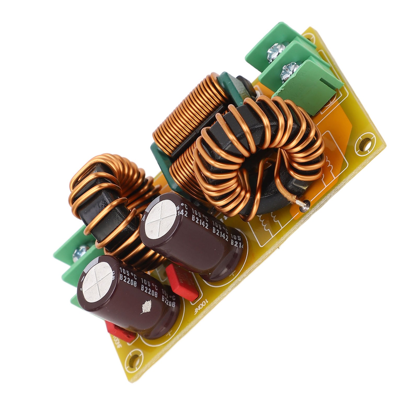 EMI Filter 20A DC Power Supply Filter Board LC Noise Suppressor Passive Fit