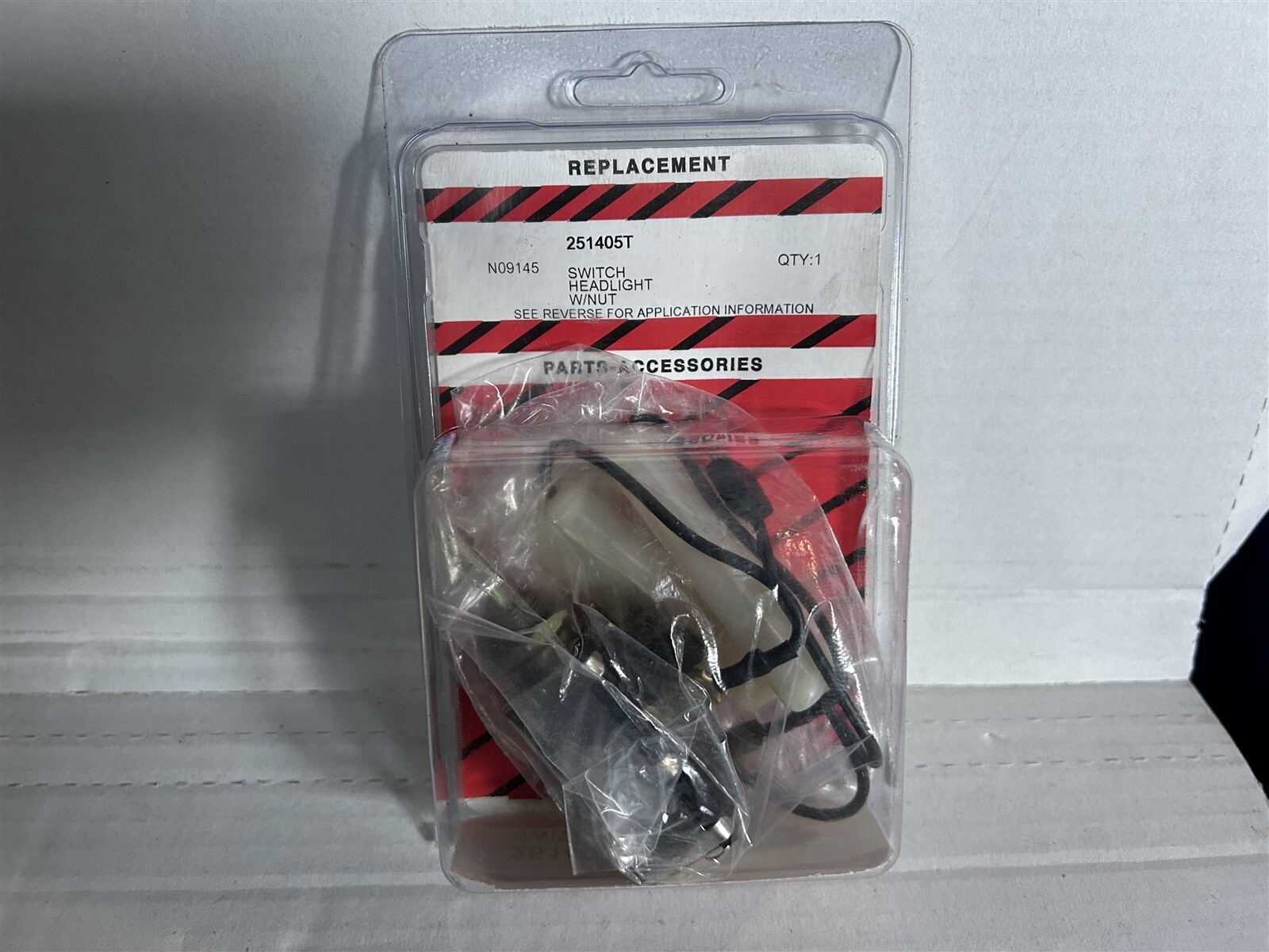 Tisco New Old Stock Part # 251405T SWITCH HEADLIGHT W/ NUT