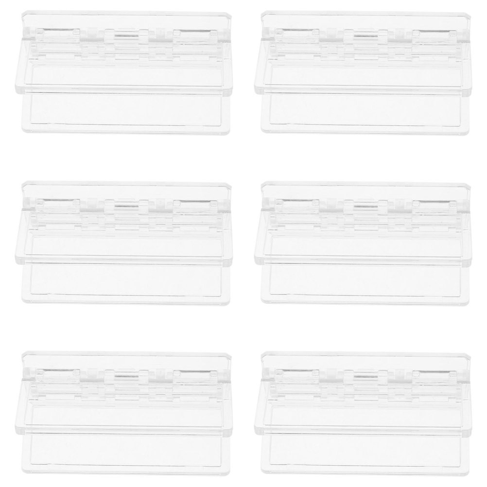 6Pcs Childproof Sliding Door Latch Locks Durable Transparent Pc for Home Use