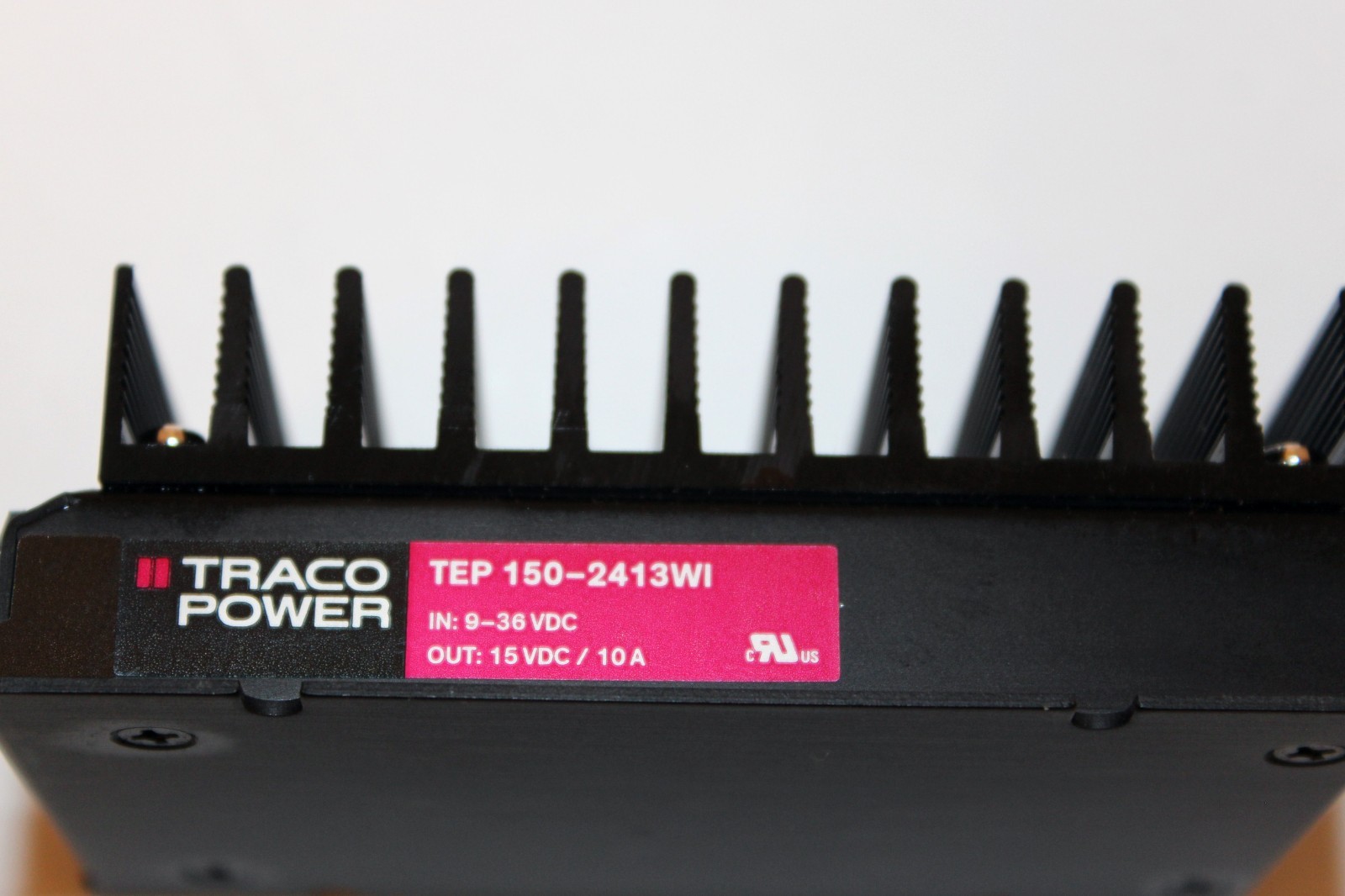 TRACO Power DC/DC Converter TEP 150-2413WI, input 9–36 VDC to 15 VDC, 150W, 10 A