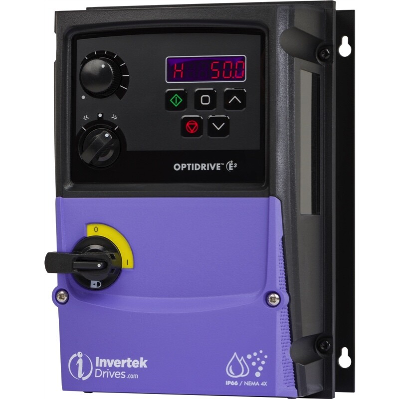 ODE-3-140012-3F1B – Invertek VFD – 0.5HP 1.2A 380V-480V 3Ph/3Ph – VFDexchange