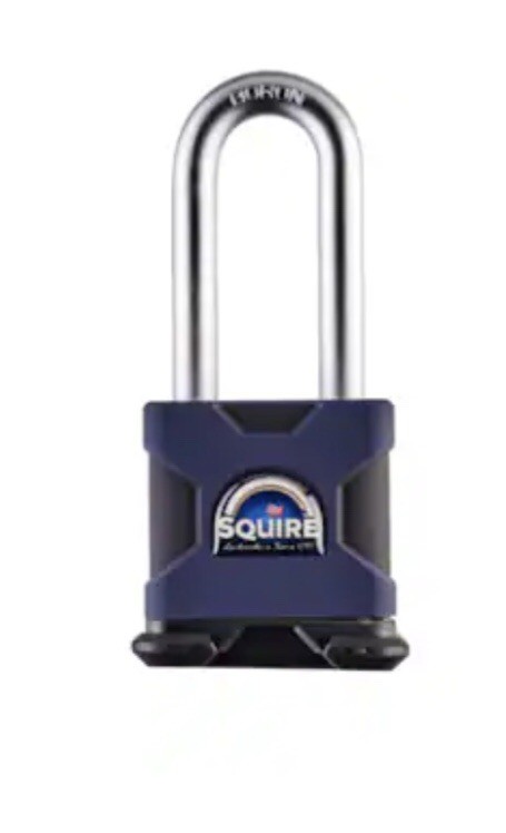 Squire Locks Stronghold Keyed Padlock, 1-7/8-in Wide x 2-3/4-in Shackle