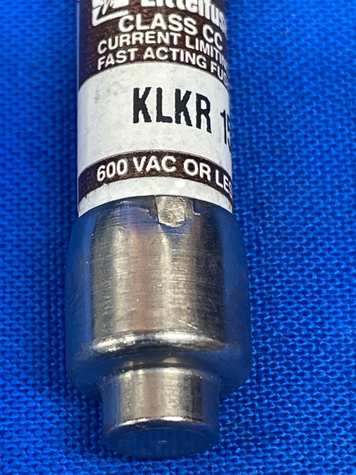 LITTELFUSE FAST ACTING FUSE KLKR 15A 600V OR LESS **LOT OF 5**