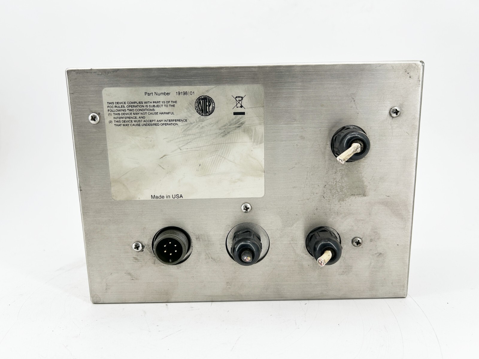 Condec UMC600AAAC Programmable Weight Indicator Digital Display 115V 60Hz 175MA