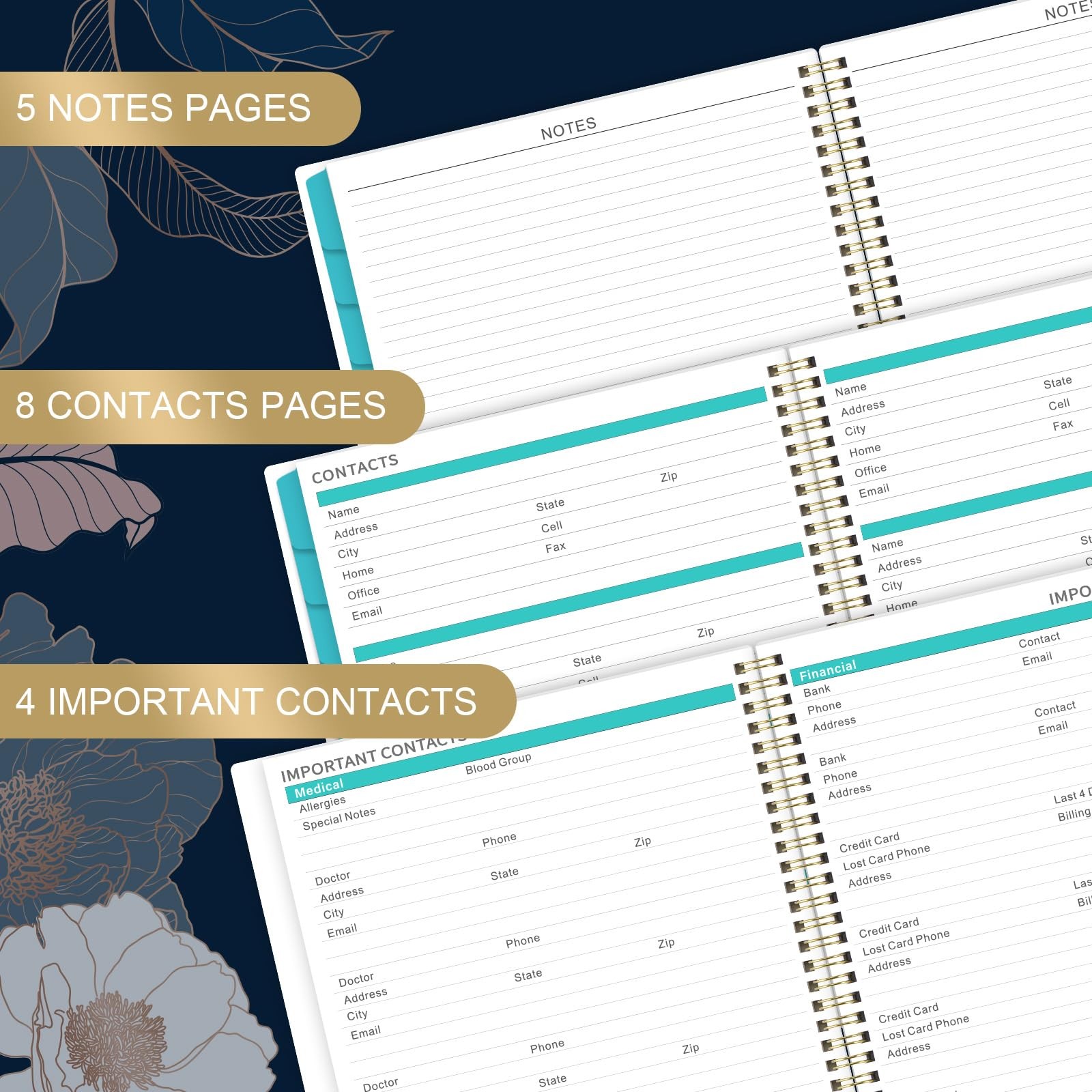 2024-2026 Monthly Planner/Calendar – 2024-2026 Monthly Planner with Tabs
